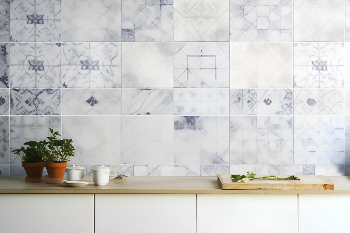 異形磚拼貼，創造獨特美學